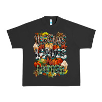 Pigment Black Leaves lattes Fall pumpkin Urban Heavy Tee - NancyCooperArtShop