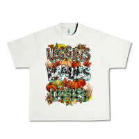 Pistachio Leaves lattes Fall pumpkin Urban Heavy Tee - NancyCooperArtShop