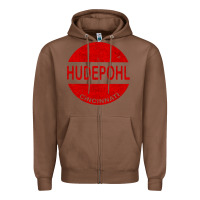 Chestnut vintage hudepohl beer Zipper Hoodie - lanVoArt