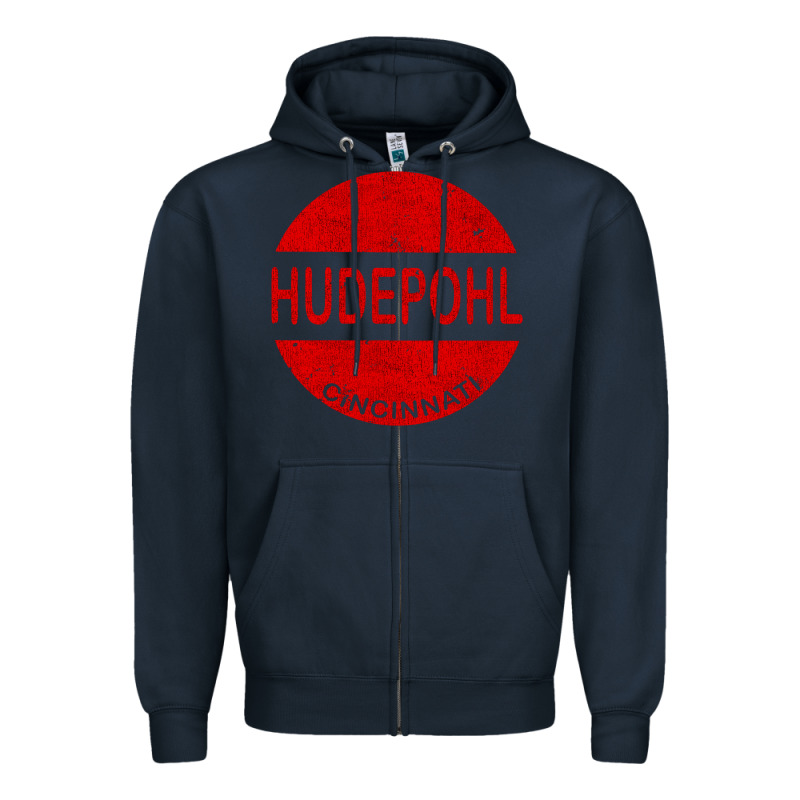 Vintage Hudepohl Beer Zipper Hoodie by lanVoArt | Teevron