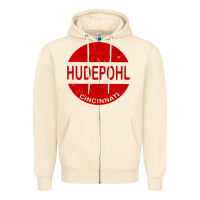 Sandshell vintage hudepohl beer Zipper Hoodie - lanVoArt