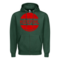 Sports Green vintage hudepohl beer Zipper Hoodie - lanVoArt