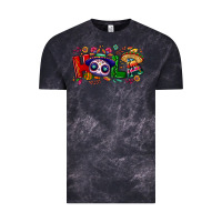 Cloud Black Hola Cinco De Mayo Vintage Tee - NancyCooperArtShop