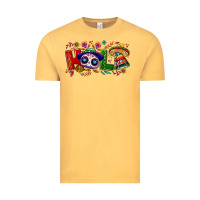 Vintage Mustard Hola Cinco De Mayo Vintage Tee - NancyCooperArtShop
