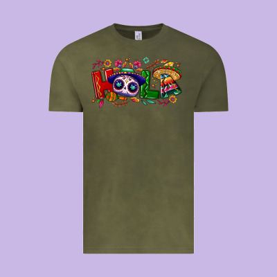 Hola Cinco De Mayo Vintage Tee Designed By Nancycooperartshop