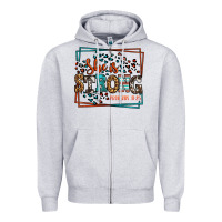 Heather Grey She is strong proverbs 31:25 Zipper Hoodie - LillyAllenDesigns