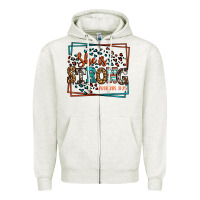 Oatmeal Heather She is strong proverbs 31:25 Zipper Hoodie - LillyAllenDesigns