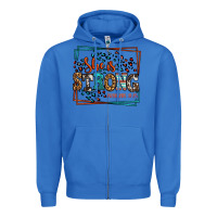 True Royal She is strong proverbs 31:25 Zipper Hoodie - LillyAllenDesigns