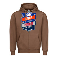 Chestnut retro gator on saturday patriot on sunday gainesville gift Zipper Hoodie - lanVoArt