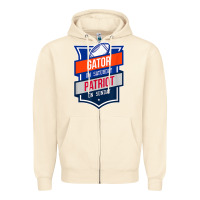 Sandshell retro gator on saturday patriot on sunday gainesville gift Zipper Hoodie - lanVoArt