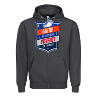 Retro Gator On Saturday Patriot On Sunday Gainesville Gift Zipper Hoodie | Teevron