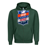 Sports Green retro gator on saturday patriot on sunday gainesville gift Zipper Hoodie - lanVoArt