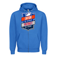 True Royal retro gator on saturday patriot on sunday gainesville gift Zipper Hoodie - lanVoArt