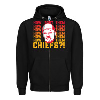 Black andy reid how about them.... Zipper Hoodie - lanVoArt