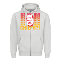 Dove Grey andy reid how about them.... Zipper Hoodie - lanVoArt