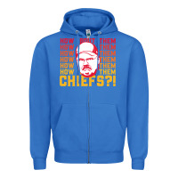 True Royal andy reid how about them.... Zipper Hoodie - lanVoArt