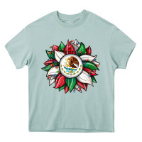 Arona Christmas sunflower Mexican flag Heavy Core Tee - JahusDesignShop