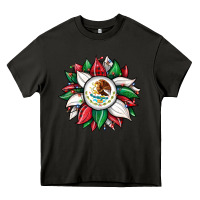 Asphalt Christmas sunflower Mexican flag Heavy Core Tee - JahusDesignShop