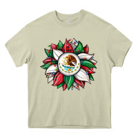 Mossy Christmas sunflower Mexican flag Heavy Core Tee - JahusDesignShop