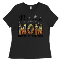 Black brave mom from son up to son down Ladies Tee - LillyAllenDesigns