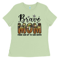 Matcha brave mom from son up to son down Ladies Tee - LillyAllenDesigns