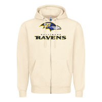 Sandshell the ravens teams Zipper Hoodie - lanVoArt