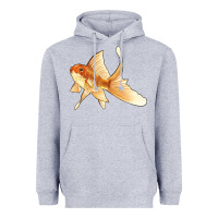 Heather Grey Goldfish Heavyweight Hoodie - LillyAllenDesigns