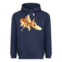 Navy Goldfish Heavyweight Hoodie - LillyAllenDesigns