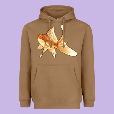 Goldfish Heavyweight Hoodie Designed By Lillyallendesigns