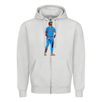 Dove Grey bryce harper powder blue Zipper Hoodie - lanVoArt