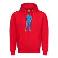 Red bryce harper powder blue Zipper Hoodie - lanVoArt