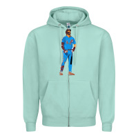 Seafoam bryce harper powder blue Zipper Hoodie - lanVoArt