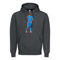 Smoke bryce harper powder blue Zipper Hoodie - lanVoArt