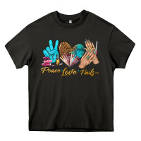 Asphalt peace love nails bbs Heavy Core Tee - BundleAndBundleShop