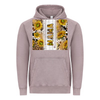 Vintage Zinc western mother's day mama with cowhide and sunflowers tumbler tbs Vintage Hoodie - TumblerDesignByShophia