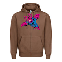 Chestnut galactus Zipper Hoodie - lanVoArt