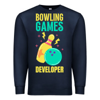Navy Bowling Games Developer Premium Sweatshirt - lanVoArt