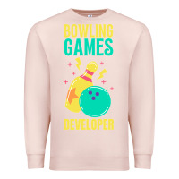 Pale Pink Bowling Games Developer Premium Sweatshirt - lanVoArt