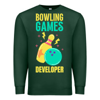 Sports Green Bowling Games Developer Premium Sweatshirt - lanVoArt