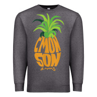 Charcoal Heather vintage psych pineapple of gus c'mon son! crazy lover gift t shirt Premium Sweatshirt - lanVoArt