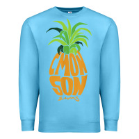 Ocean Blue vintage psych pineapple of gus c'mon son! crazy lover gift t shirt Premium Sweatshirt - lanVoArt