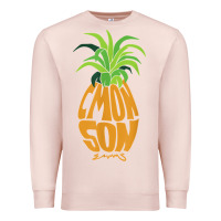 Pale Pink vintage psych pineapple of gus c'mon son! crazy lover gift t shirt Premium Sweatshirt - lanVoArt
