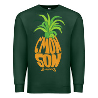 Sports Green vintage psych pineapple of gus c'mon son! crazy lover gift t shirt Premium Sweatshirt - lanVoArt