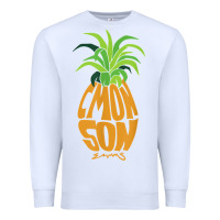 White vintage psych pineapple of gus c'mon son! crazy lover gift t shirt Premium Sweatshirt - lanVoArt