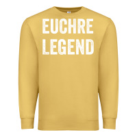 Antique Gold Euchre Legend Best Euchre Card Board Game Player Gift Premium Sweatshirt - lanVoArt
