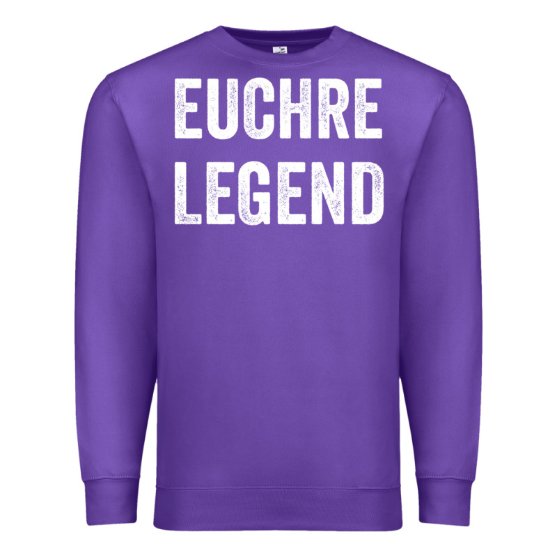 Euchre Legend Best Euchre Card Board Game Player Gift Premium Sweatshirt by lanVoArt | Teevron