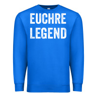 True Royal Euchre Legend Best Euchre Card Board Game Player Gift Premium Sweatshirt - lanVoArt