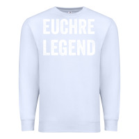 White Euchre Legend Best Euchre Card Board Game Player Gift Premium Sweatshirt - lanVoArt