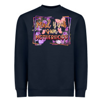 Navy mind your motherhood Heavyweight Sweatshirt - FaDigitalArtStudio