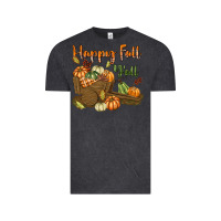 Vintage Black Happy Fall Y'all Vintage Tee - texasbilliewilder